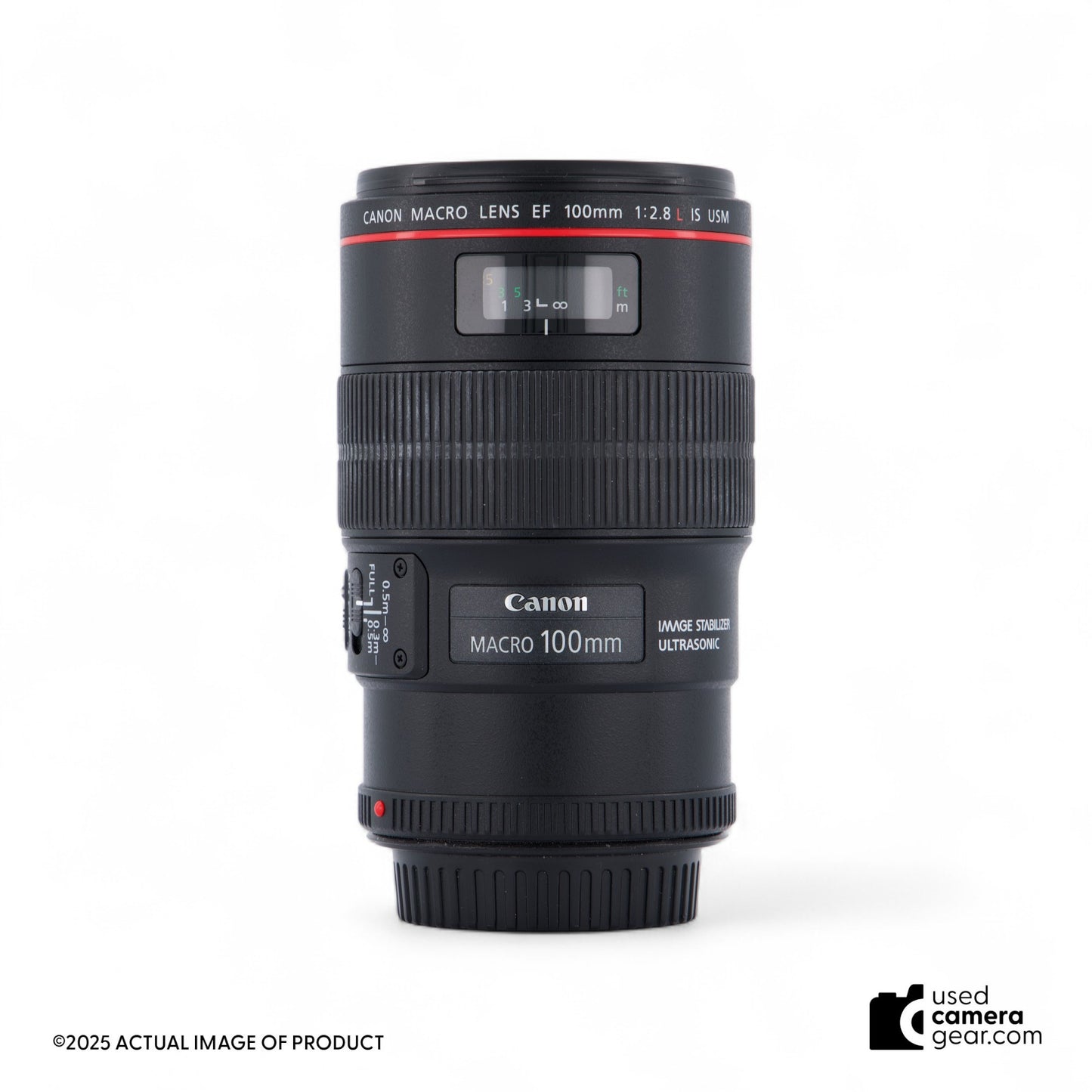 Canon EF 100mm f2.8L Macro IS USM Lens (#725)*USED*
