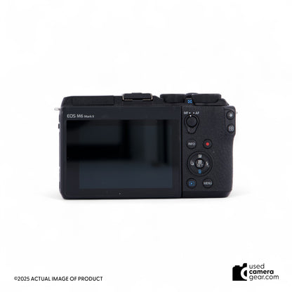 Canon EOS M6 Mark II Mirrorless Camera with EF-M 18-150mm IS STM Lens and EVF (Black) (#805) *USED*