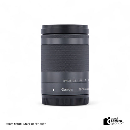 Canon EOS M6 Mark II Mirrorless Camera with EF-M 18-150mm IS STM Lens and EVF (Black) (#805) *USED*