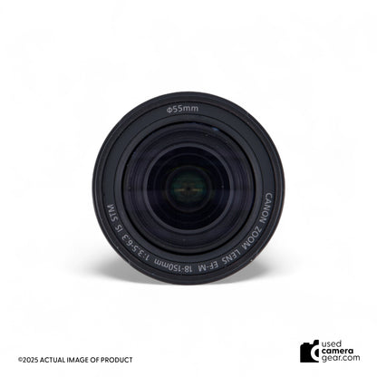 Canon EOS M6 Mark II Mirrorless Camera with EF-M 18-150mm IS STM Lens and EVF (Black) (#805) *USED*