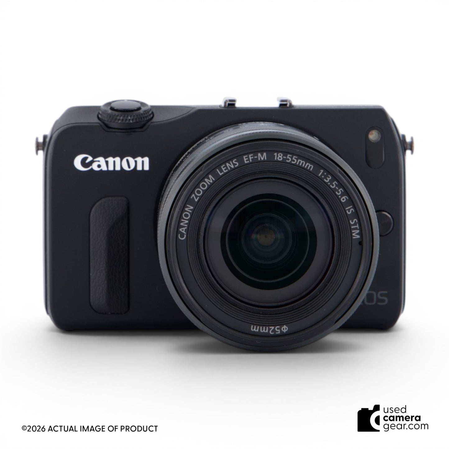 Canon EOS M Camera w/EF-M 18-55 f/3.5-5.6 IS STM Black (#837) *USED*