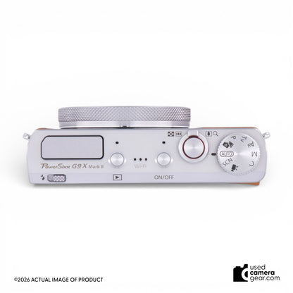 Canon PowerShot G9X Mark II Digital Camera (Silver) (#019) *USED*