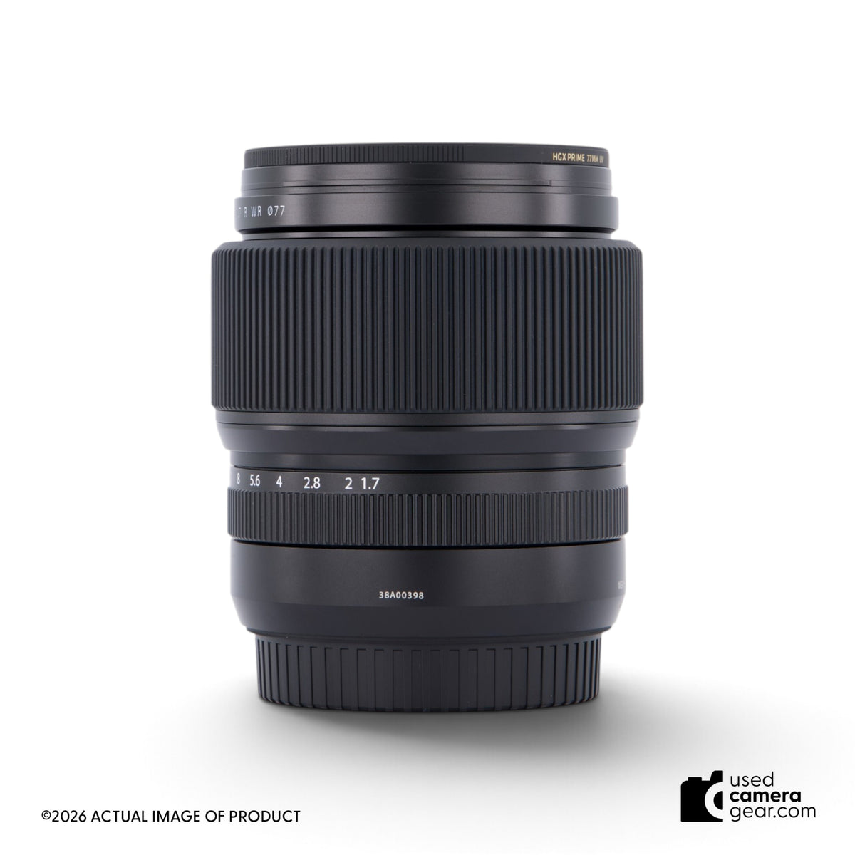 Fujifilm GF 80mm f1.7 R WR Lens (#398) *USED*