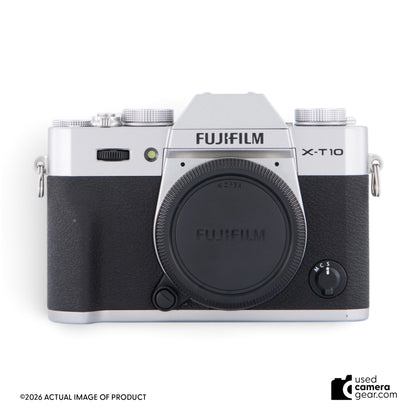Fujifilm X-T10 Mirrorless Digital Camera Body (Silver) (#774) *USED*