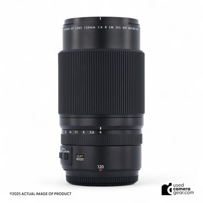 Fujifilm GF 120mm f4 R LM OIS WR Macro Lens (#568) *USED*