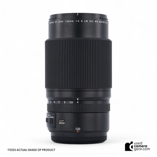 Fujifilm GF 120mm f4 R LM OIS WR Macro Lens (#568) *USED*
