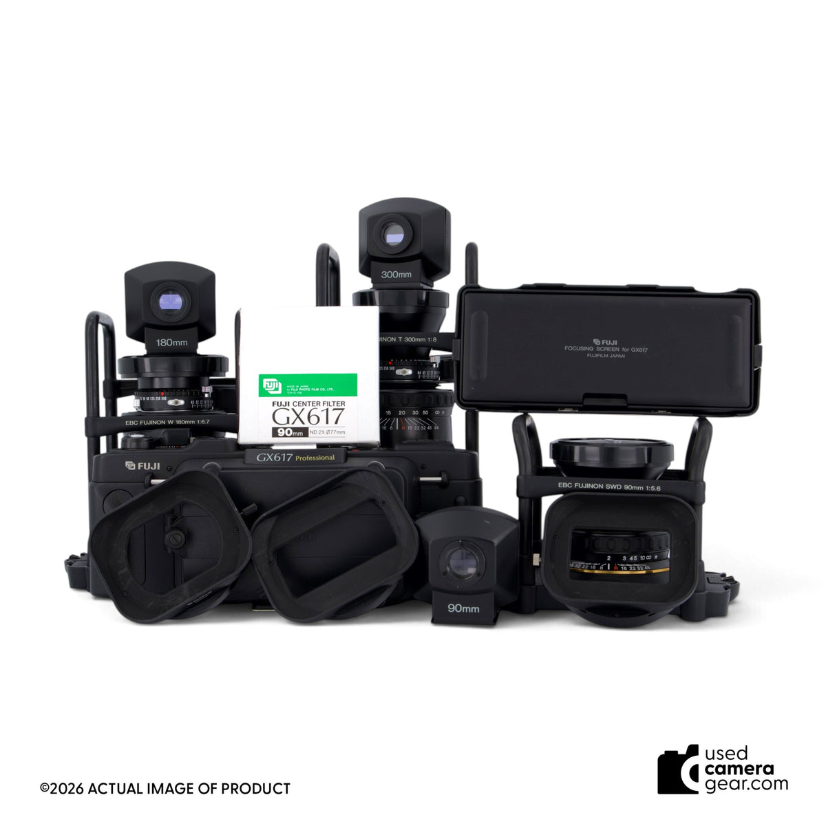 Fujifilm GX617 PRO Kit w/ 90mm, 180mm, 300mm & Accessories *USA BASED* (#005) *USED*