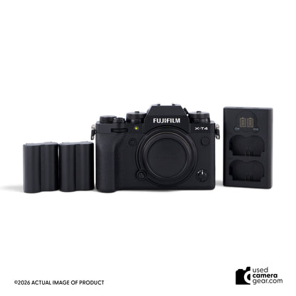 Fujifilm X-T4 Digital Camera Body (Black) *WITH EXTRAS* (#022) *USED*