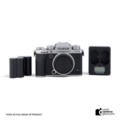 Fujifilm X-T5 Digital Camera Body (Silver) *WITH EXTRAS* (#569) *USED*