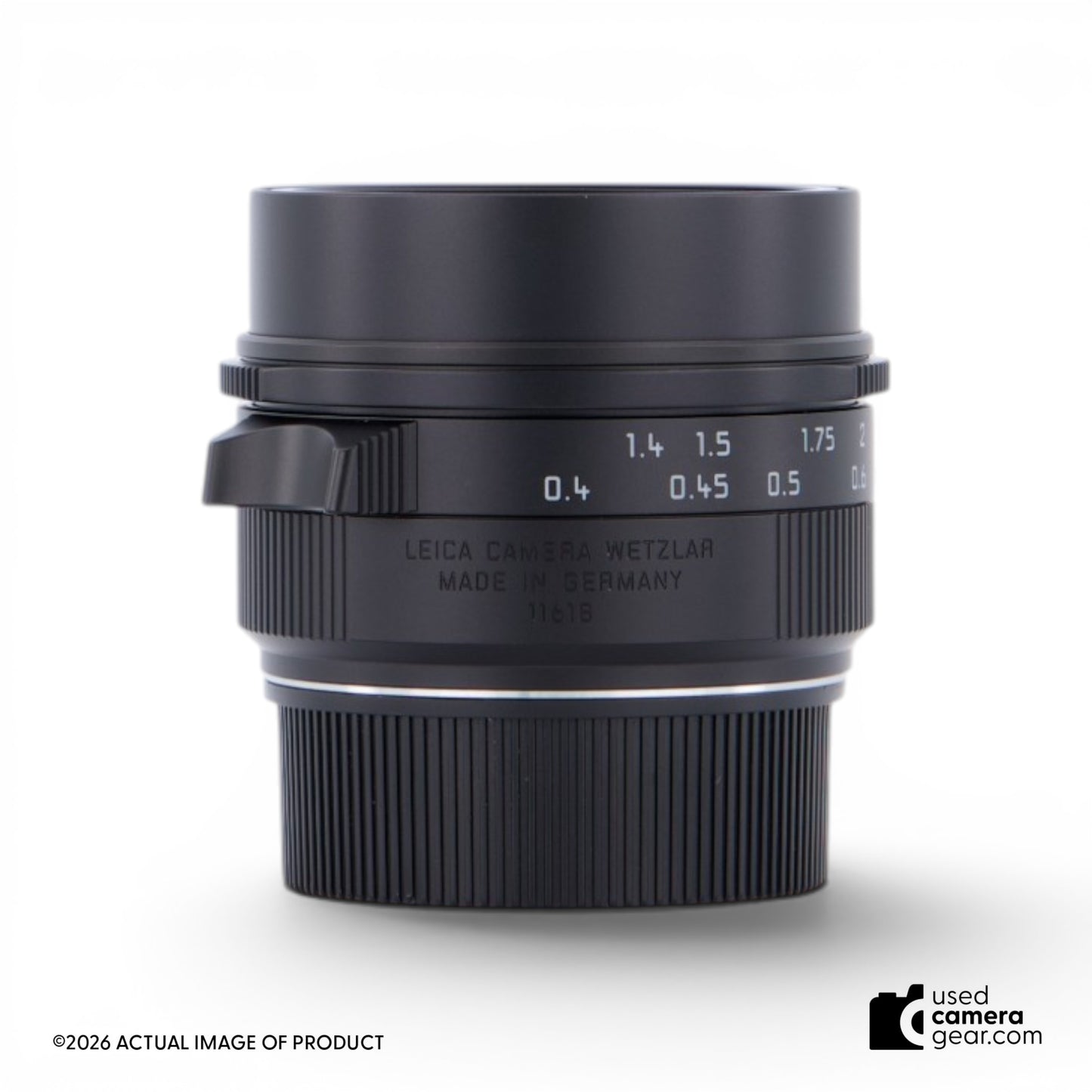 Leica 28mm f/2 Summicron-M ASPH Lens (Black Anodized) 11618 (#264) *USED*