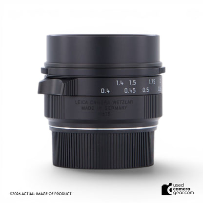 Leica 28mm f/2 Summicron-M ASPH Lens (Black Anodized) 11618 (#264) *USED*