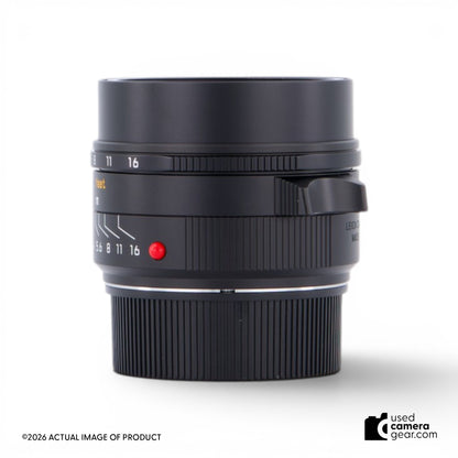 Leica 28mm f/2 Summicron-M ASPH Lens (Black Anodized) 11618 (#264) *USED*