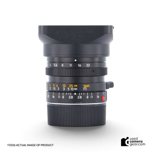 Leica 28mm f/2.8 Elmarit-M V3 Lens (Black) (#608) *USED*