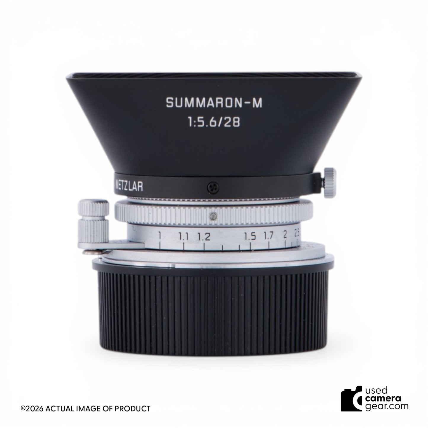 Leica 28mm f/5.6 Summaron-M ASPH Lens (Silver) (#760) *USED*