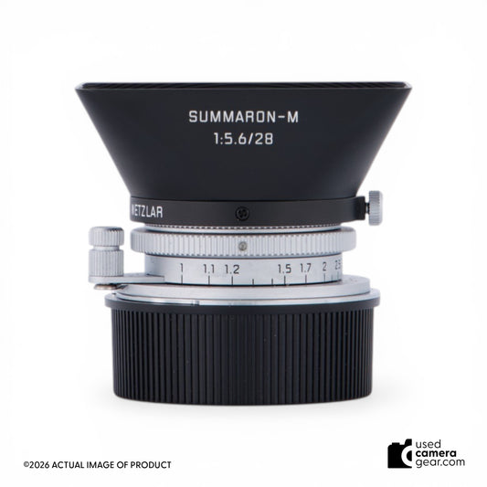 Leica 28mm f/5.6 Summaron-M ASPH Lens (Silver) (#760) *USED*