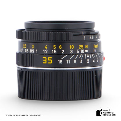 Leica 35mm f/2 Summicron-M V4 "King of Bokeh" 11310 Lens 6-Bit (#786) *USED*