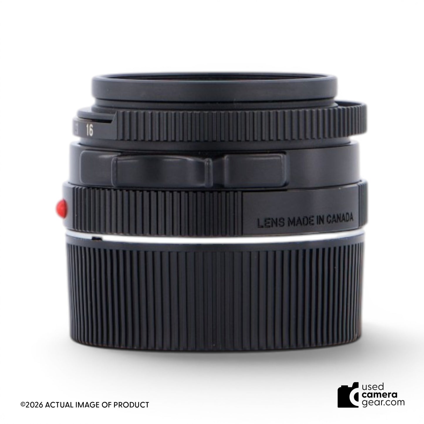 Leica 35mm f/2 Summicron-M V4 "King of Bokeh" 11310 Lens 6-Bit (#786) *USED*