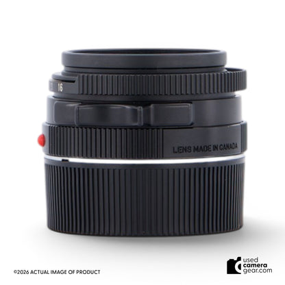 Leica 35mm f/2 Summicron-M V4 "King of Bokeh" 11310 Lens 6-Bit (#786) *USED*
