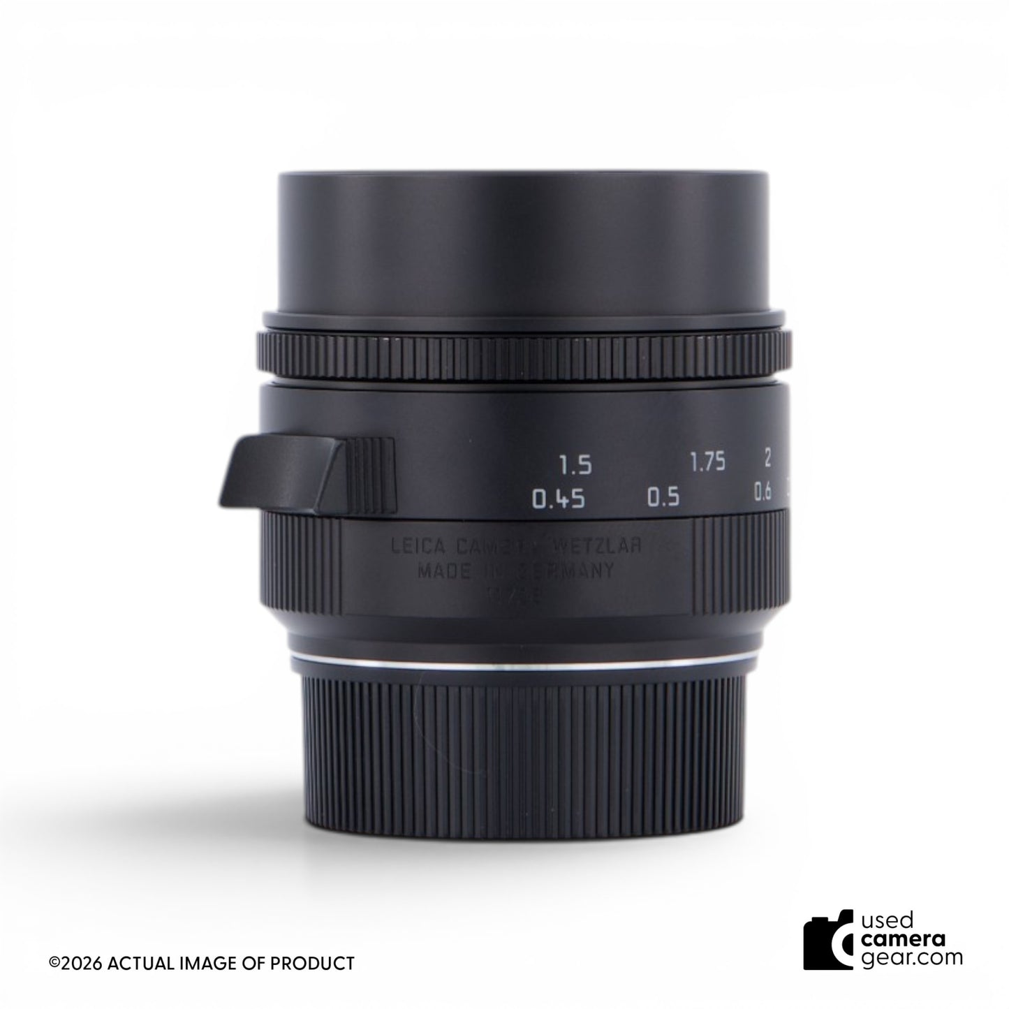 Leica 50mm f/1.4 Summilux-M ASPH Lens (Black) 11728 (#528) *USED*