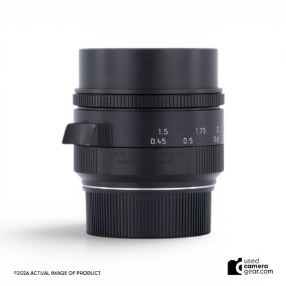 Leica 50mm f/1.4 Summilux-M ASPH Lens (Black) 11728 (#528) *USED*
