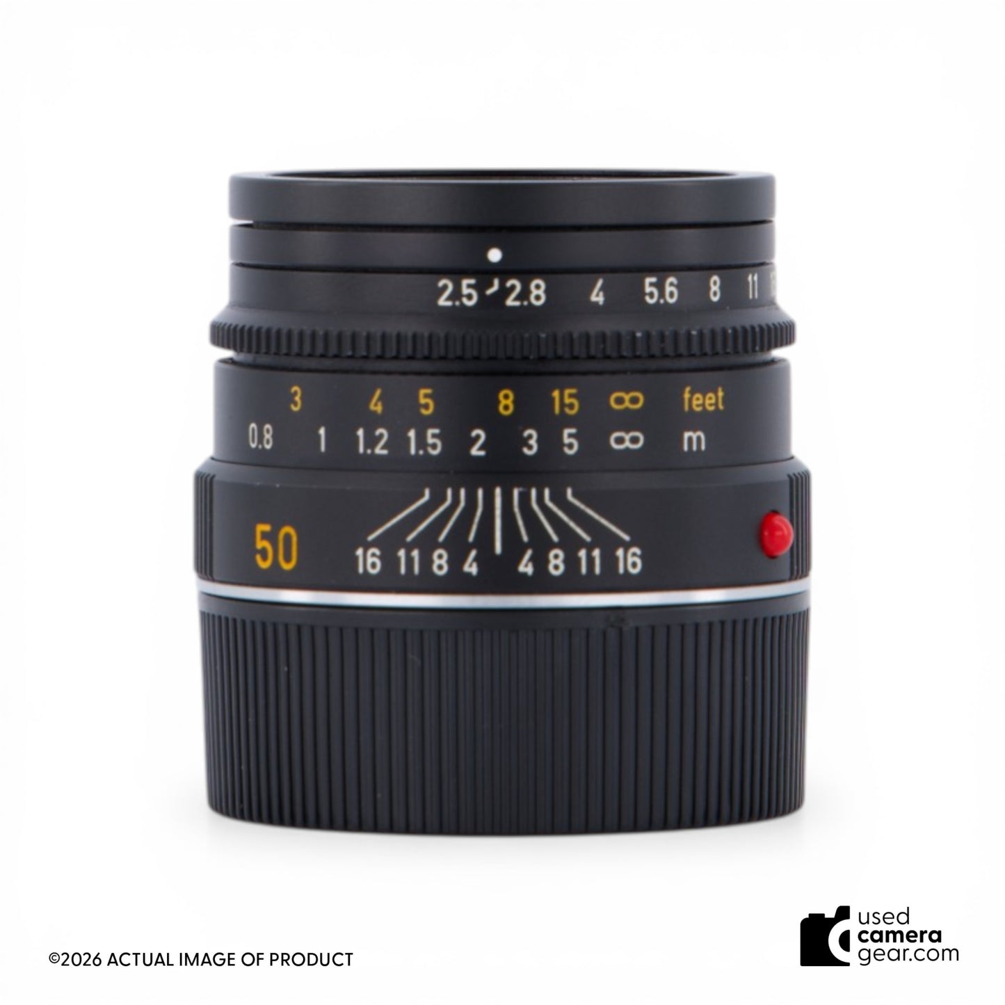 Leica 50mm f2.5 Summarit-M (E39) 6-BIT (#115) *USED*