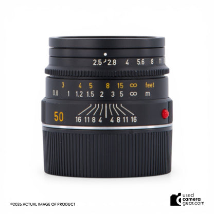Leica 50mm f2.5 Summarit-M (E39) 6-BIT (#115) *USED*