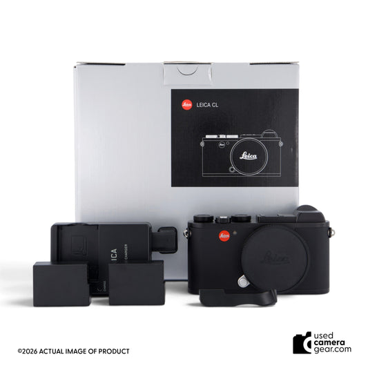 Leica CL Mirrorless Digital Camera Body (Black) *WITH EXTRAS* (#123) *USED*