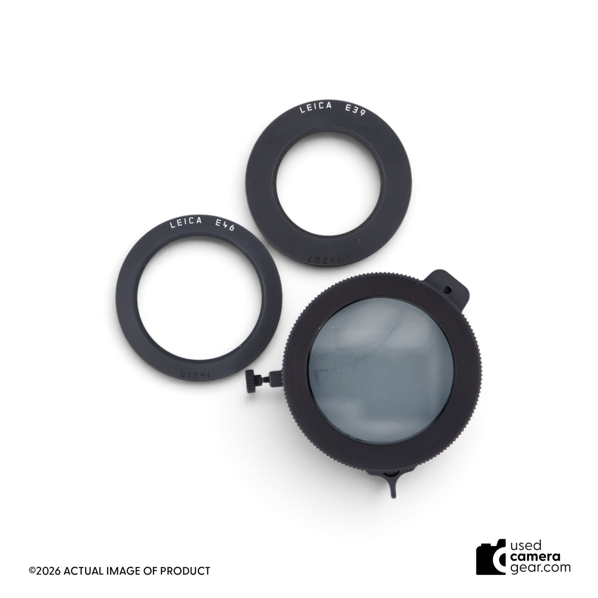 Leica Circular Polarizer for M-Cameras 13356 w/E39 & E46 Adapters (#001) *USED*