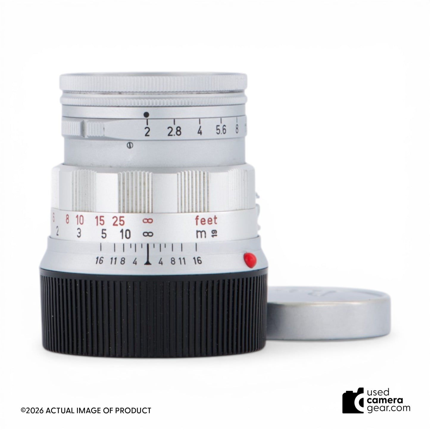 Leica Summicron M 50mm f/2 "Rigid" Lens #11818 Tested (#509) *USED*"