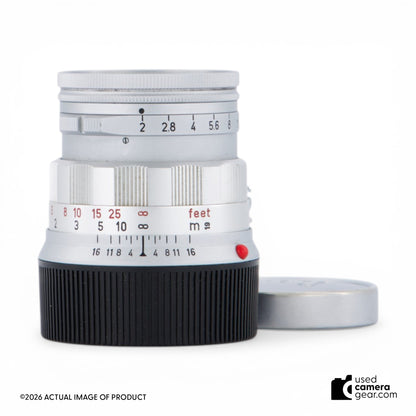 Leica Summicron M 50mm f/2 "Rigid" Lens #11818 Tested (#509) *USED*"