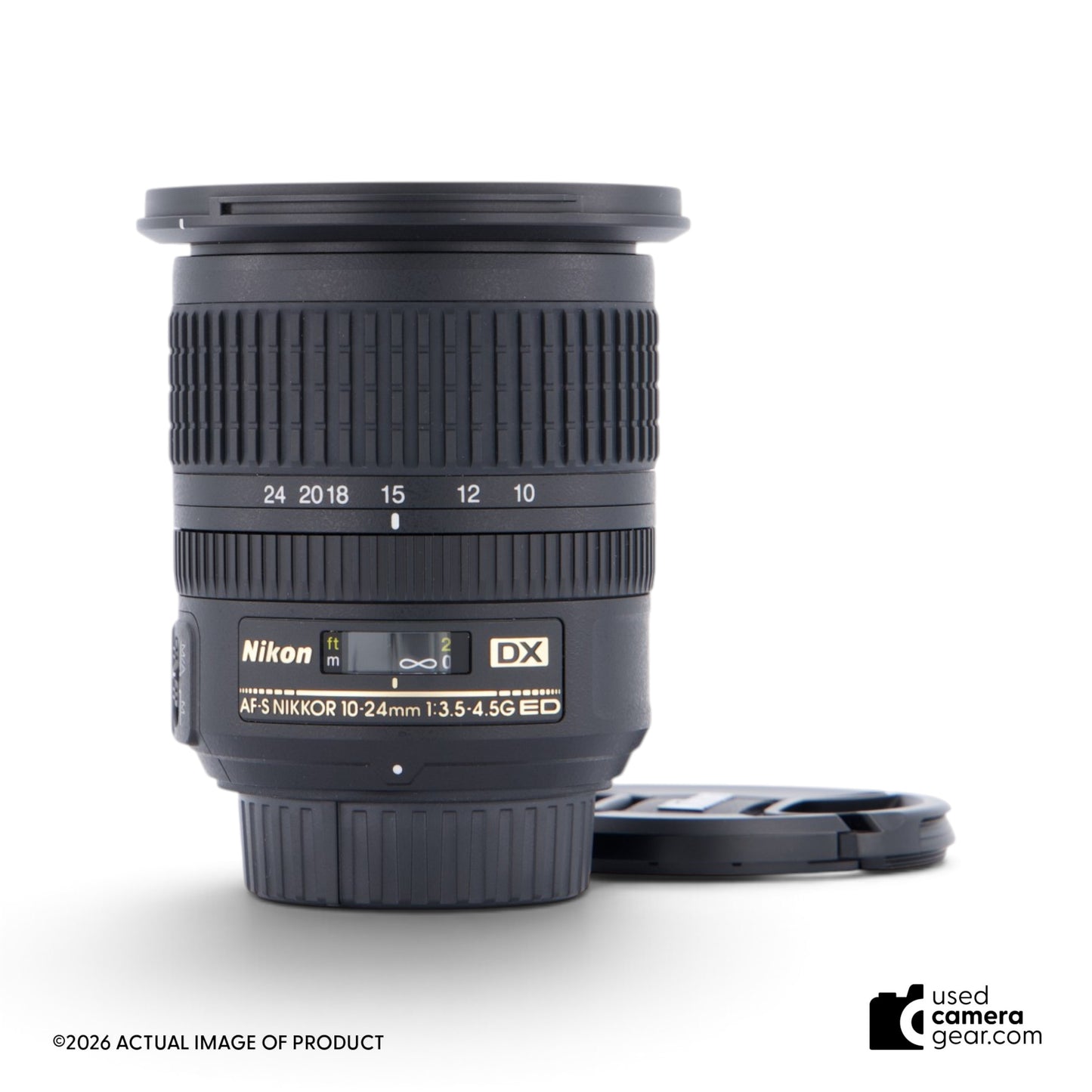 Nikon 10-24mm f/3.5-4.5G ED AF-S DX Nikkor Lens (#985) *USED*