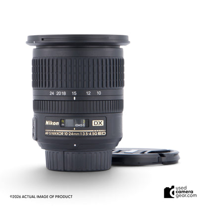 Nikon 10-24mm f/3.5-4.5G ED AF-S DX Nikkor Lens (#985) *USED*