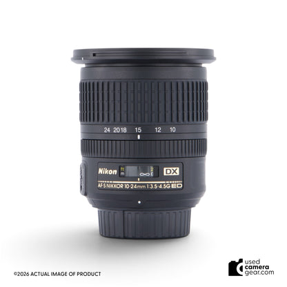 Nikon 10-24mm f/3.5-4.5G ED AF-S DX Nikkor Lens (#985) *USED*