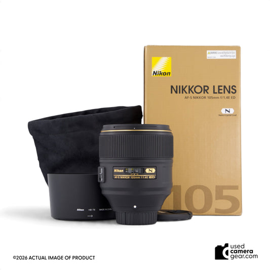 Nikon 105mm f/1.4E ED AF-S Nikkor Lens (#251) *USED*