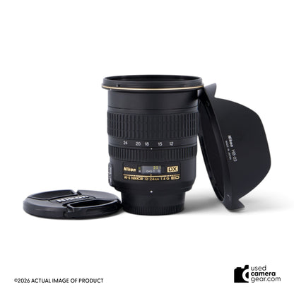 Nikon 12-24mm f/4G ED-IF AF-S DX Lens (#978) *USED*
