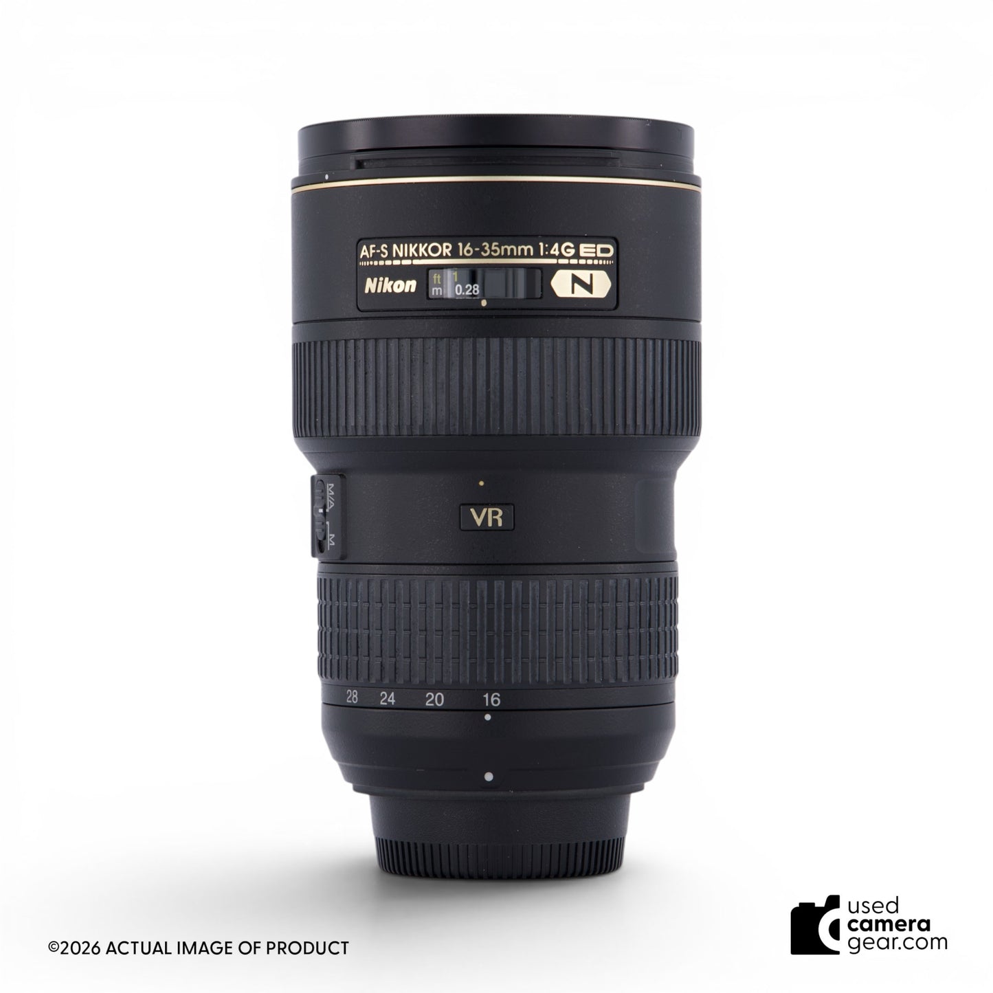 Nikon 16-35mm f/4G ED AF-S NIKKOR VR Lens (#868) *USED*
