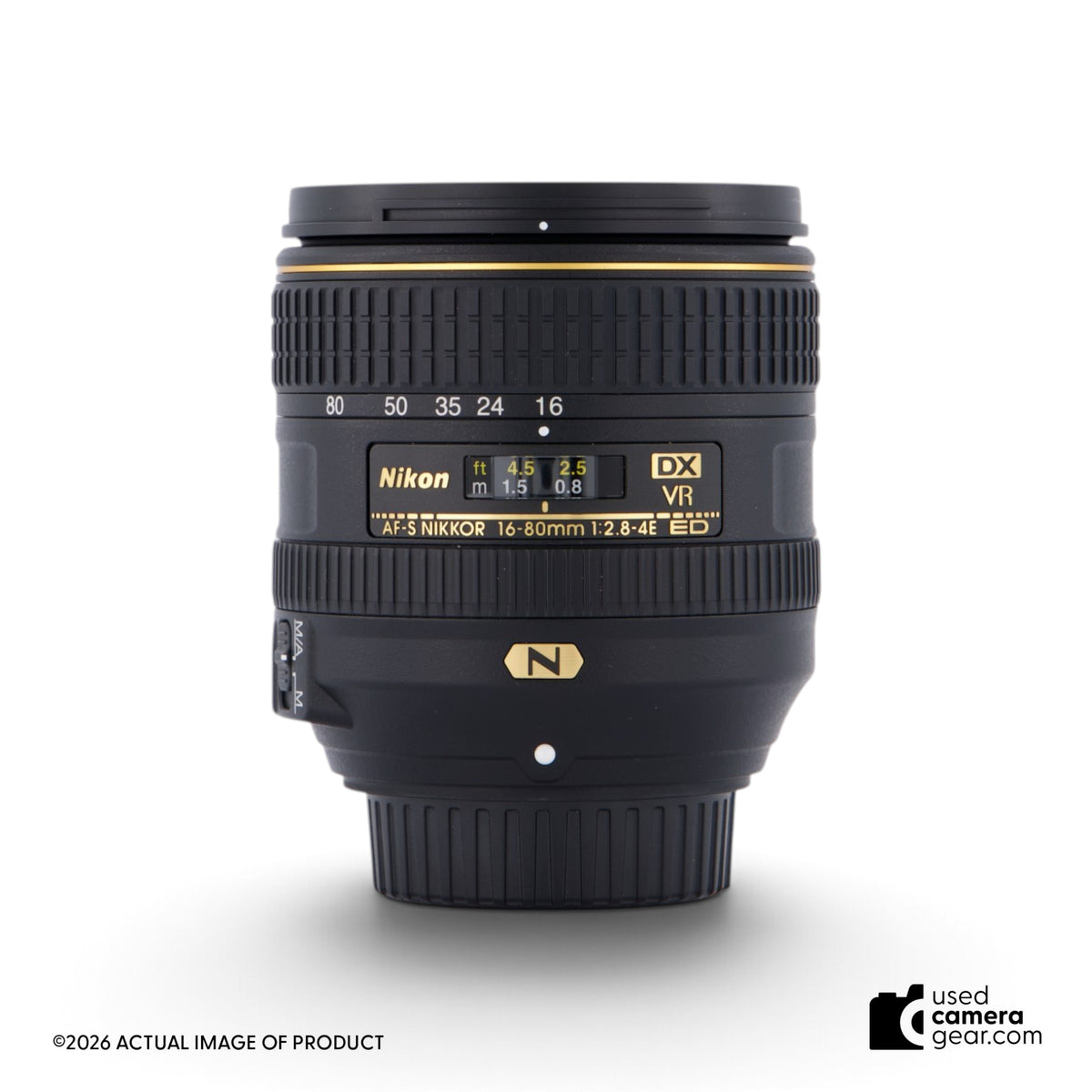 Nikon 16-80mm f/2.8-4E ED AF-S DX VR Lens (#829) *USED*