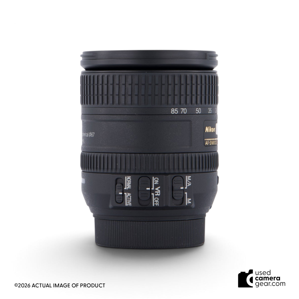 Nikon 16-85mm f/3.5-5.6G ED AF-S DX VR Nikkor Lens (#169) *USED*