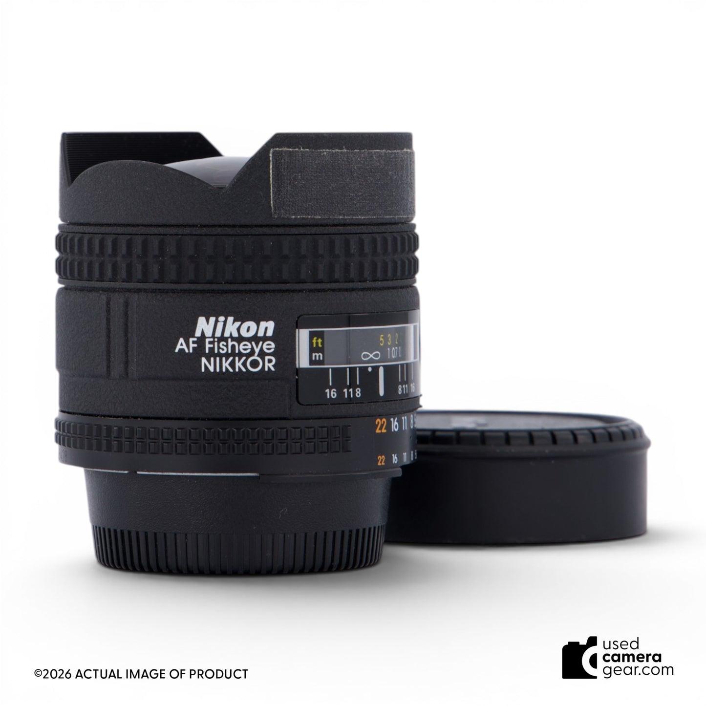 Nikon 16mm f/2.8D AF Nikkor Fisheye Lens w/Filters (#428) *USED*