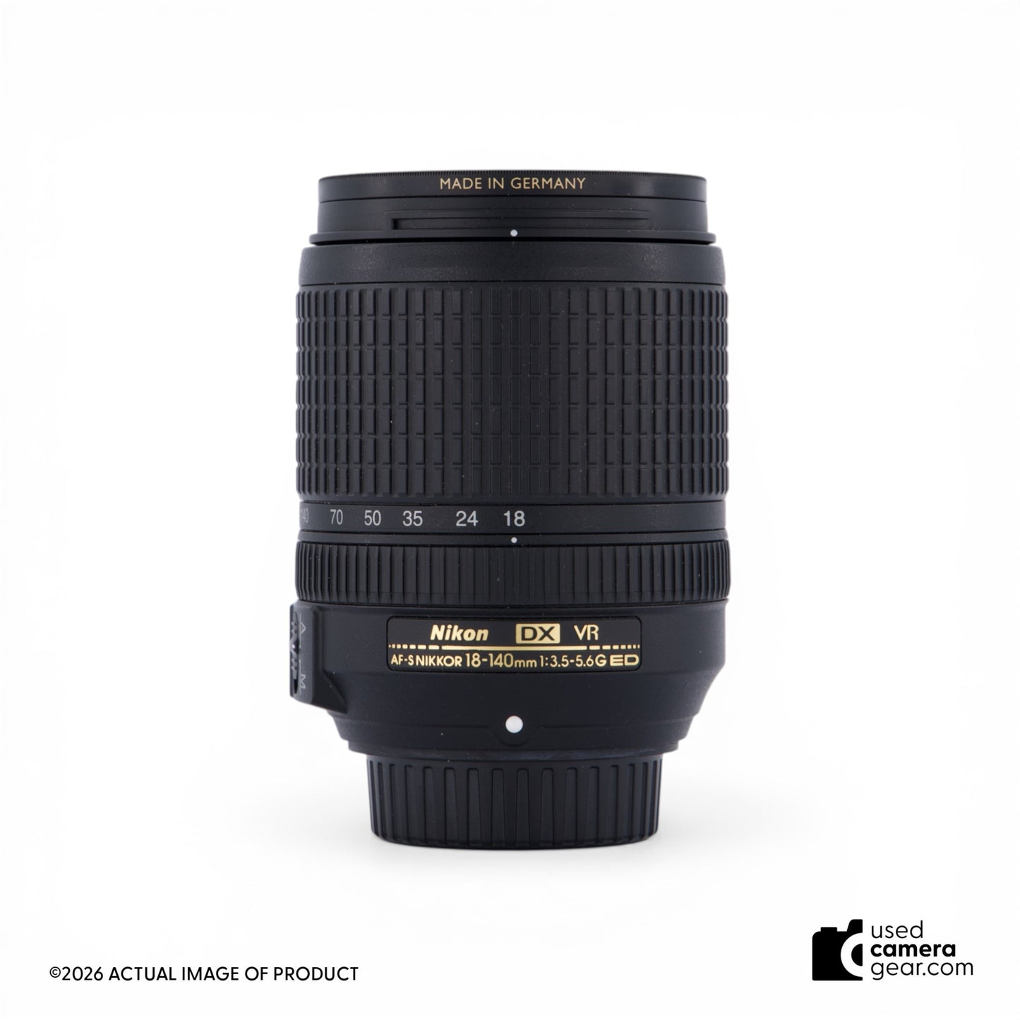 Nikon 18-140mm f/3.5-5.6G ED AF-S DX VR Lens (#098) *USED*