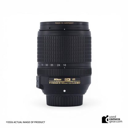 Nikon 18-140mm f/3.5-5.6G ED AF-S DX VR Lens (#098) *USED*