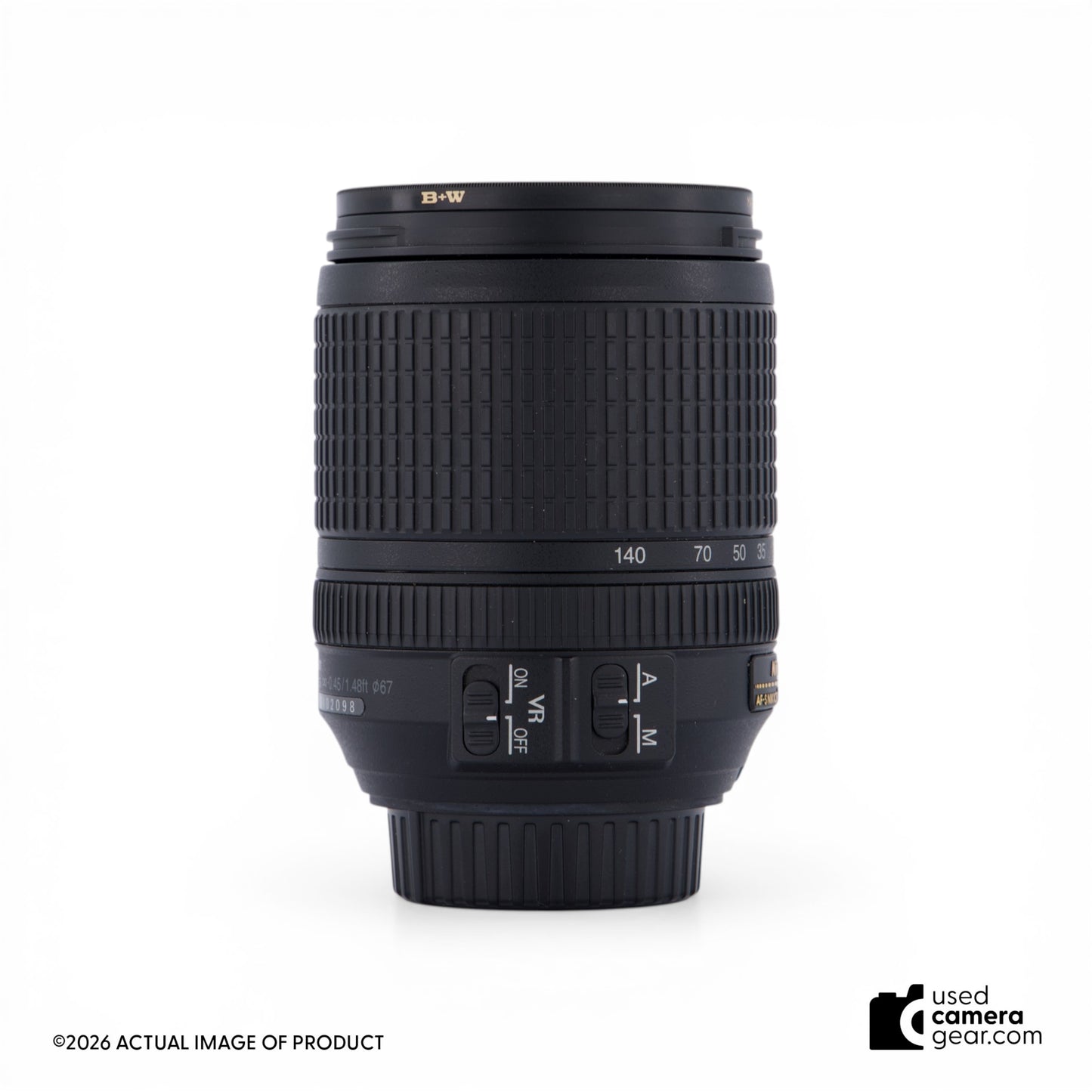 Nikon 18-140mm f/3.5-5.6G ED AF-S DX VR Lens (#098) *USED*