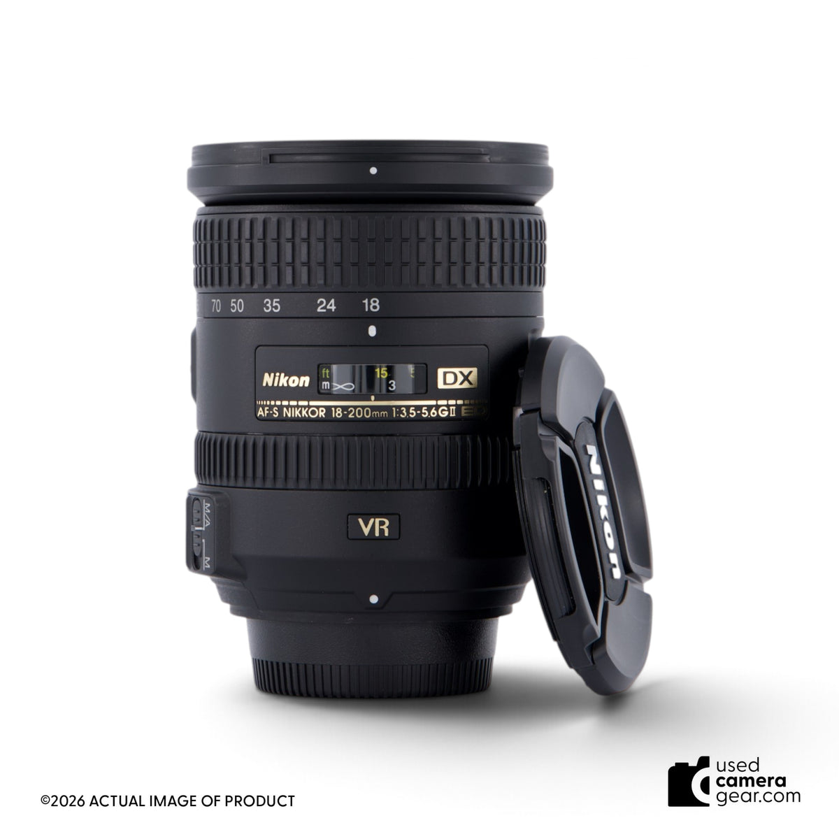 Nikon 18-200mm f/3.5-5.6G ED AF-S DX VR II Lens (#864) *USED*