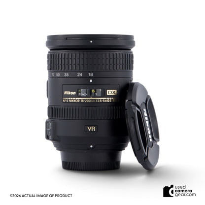 Nikon 18-200mm f/3.5-5.6G ED AF-S DX VR II Lens (#864) *USED*