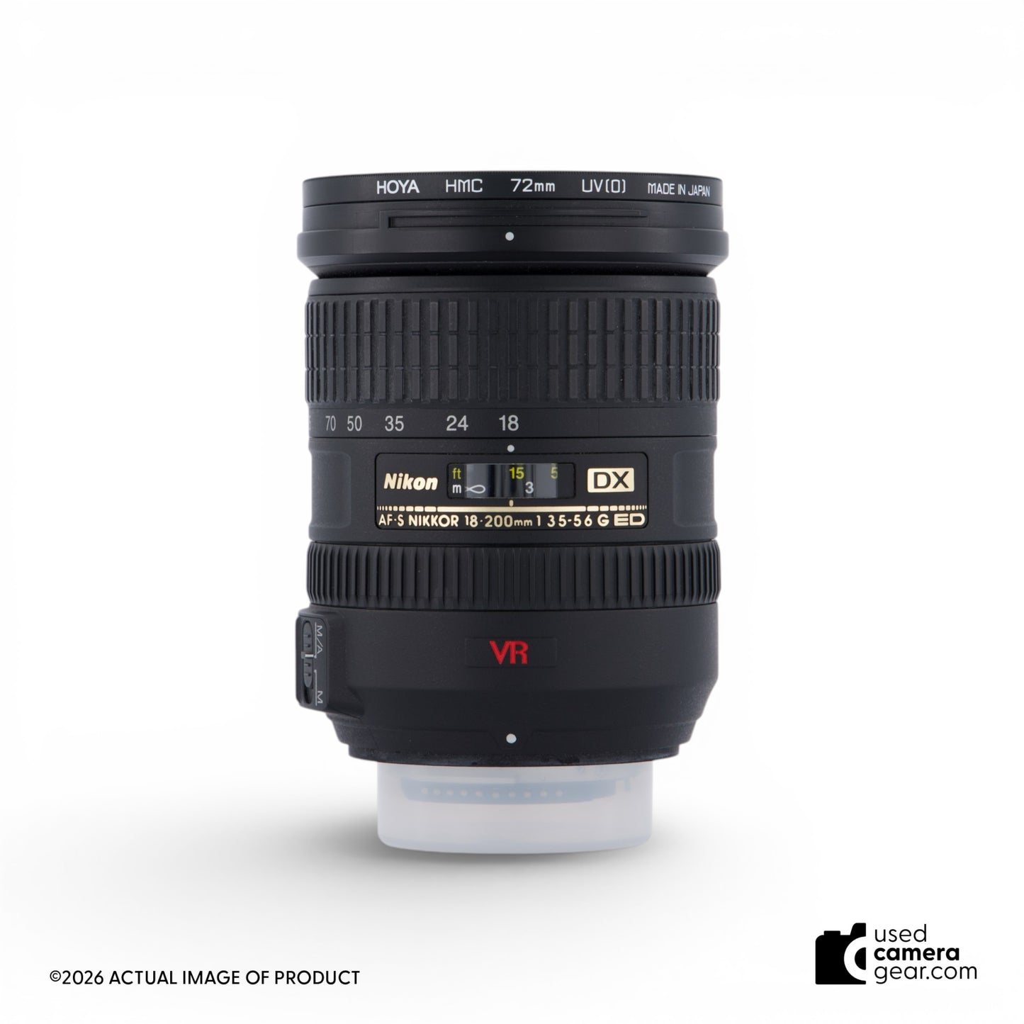 Nikon 18-200mm f3.5-5.6G DX AF-S VR Lens (#078) *USED*