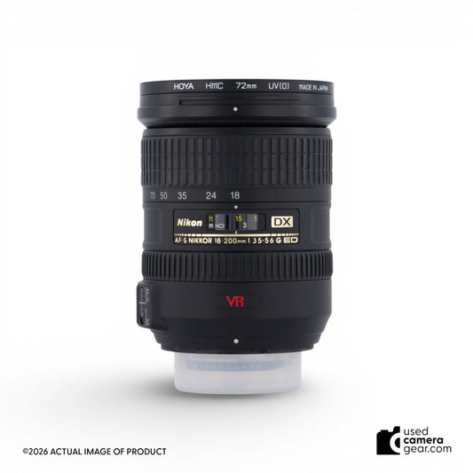 Nikon 18-200mm f3.5-5.6G DX AF-S VR Lens (#078) *USED*