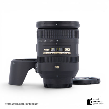 Nikon 18-200mm f/3.5-5.6G ED AF-S DX VR II Lens (#345) *USED*