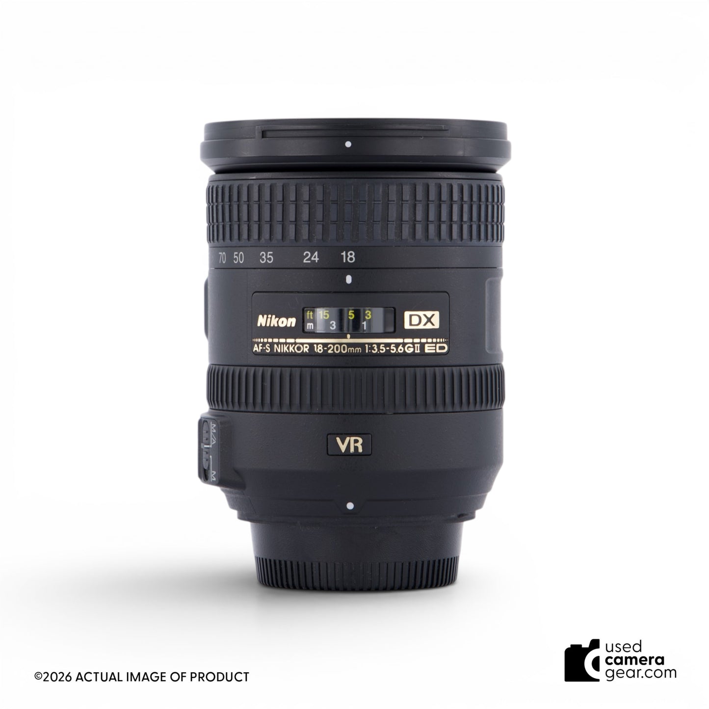 Nikon 18-200mm f/3.5-5.6G ED AF-S DX VR II Lens (#345) *USED*