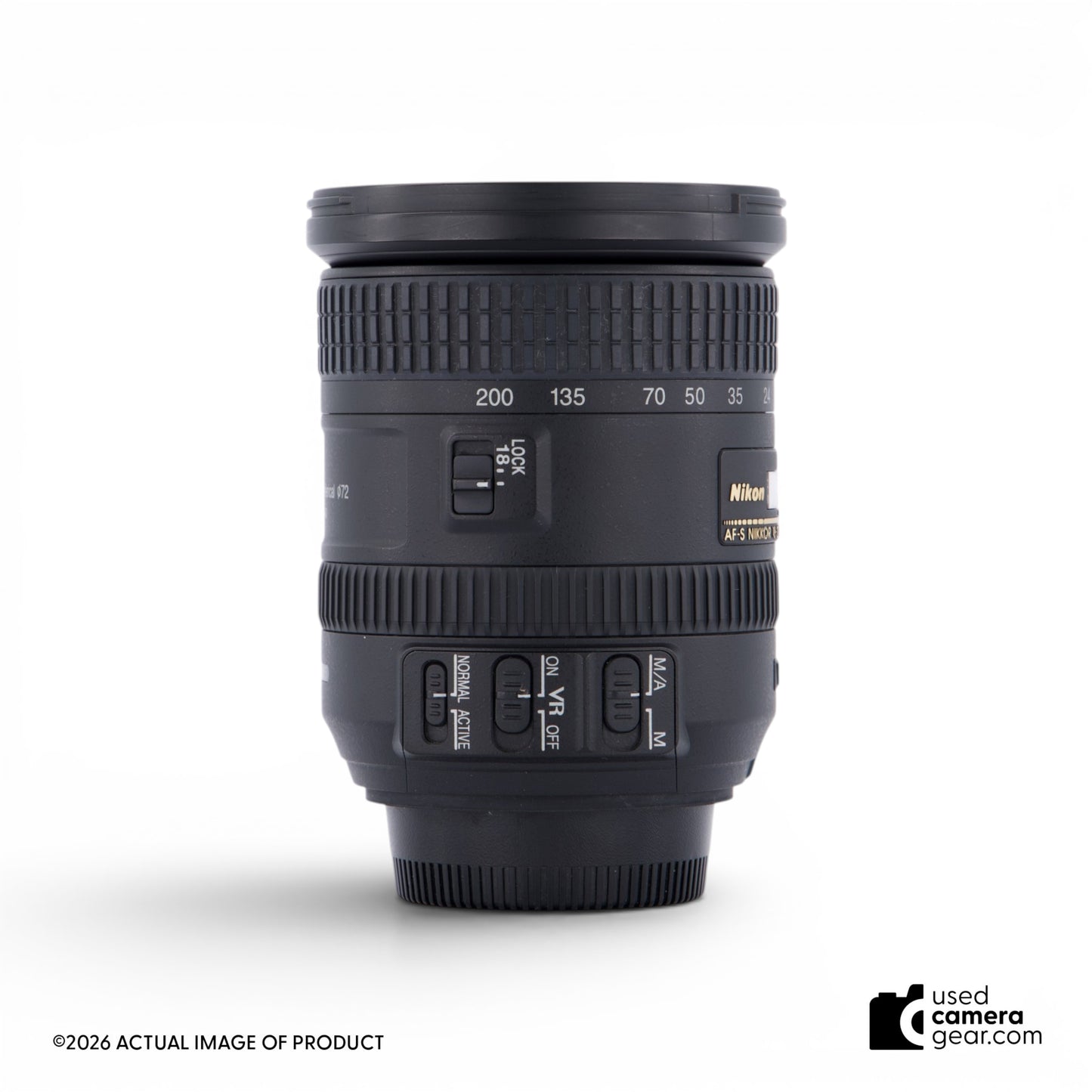 Nikon 18-200mm f/3.5-5.6G ED AF-S DX VR II Lens (#345) *USED*