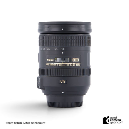 Nikon 18-200mm f/3.5-5.6G ED AF-S DX VR II Lens (#671) *USED*